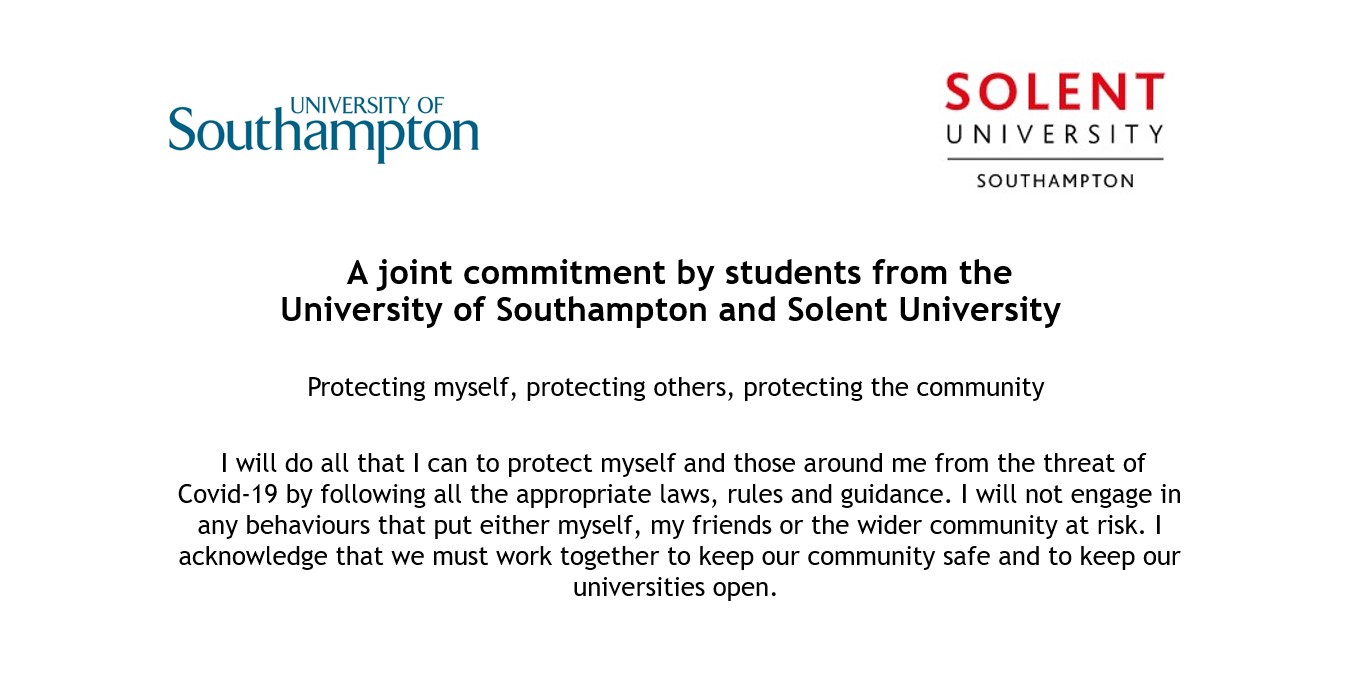 A joint commitment by students from UoS and Solent University