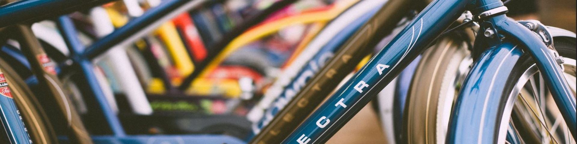 part of a bike frame up close