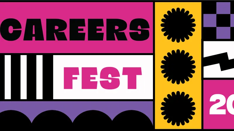 An image with careers festival logo