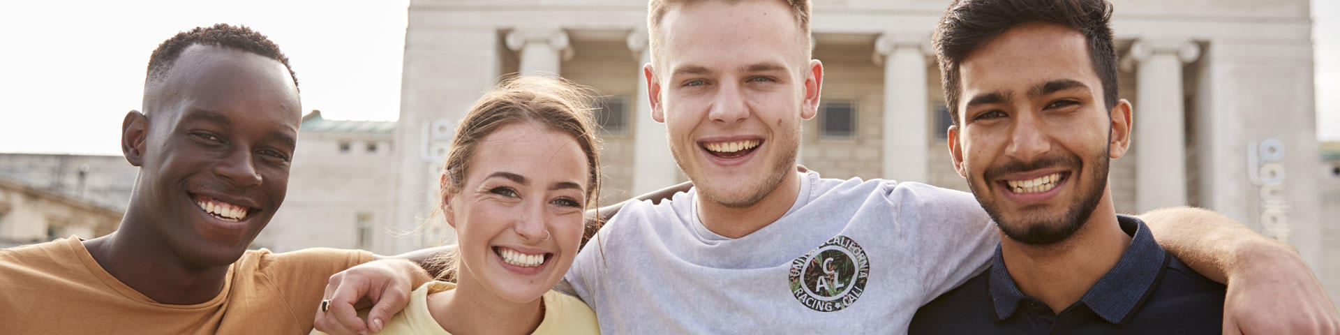 Student smiling