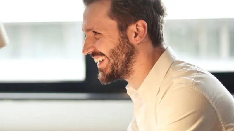 Student smiling