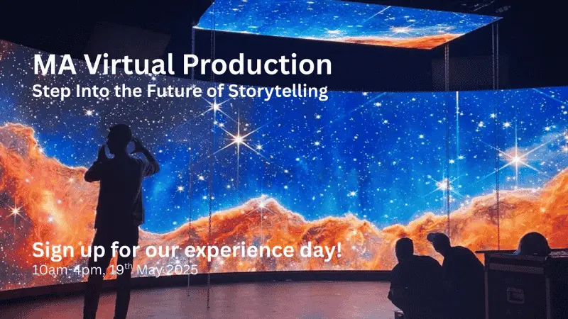 The virtual production stage at Solent