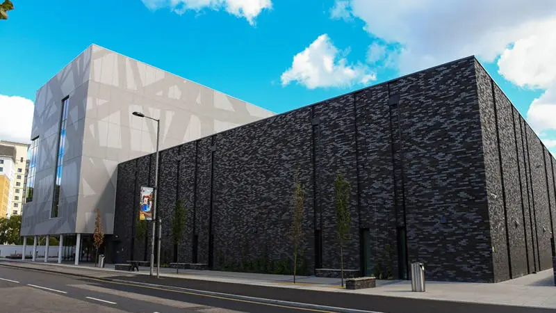 sports complex exterior