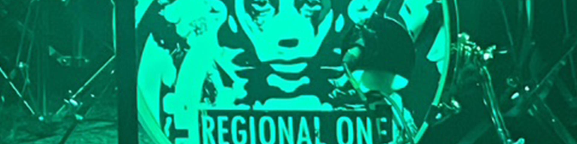 Regional One logo on the front of the drums.