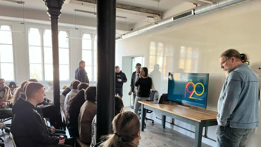 students in a workshop