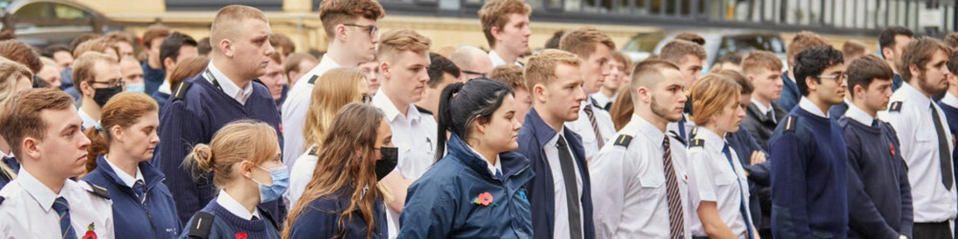 Warsash Cadets mark Remembrance Day