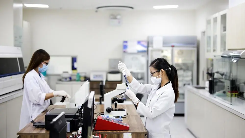 Medical research lab