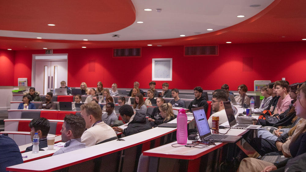Palmerston lecture theatre at Solent University