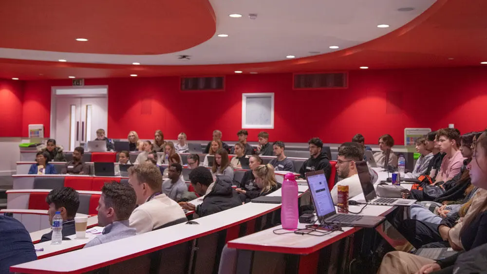 Palmerston lecture theatre at Solent University