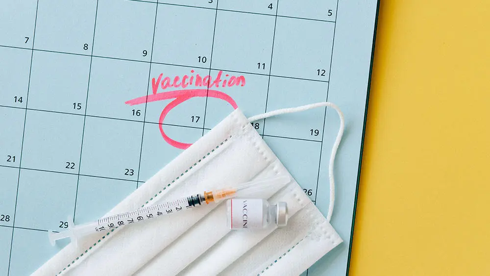 calendar and needle