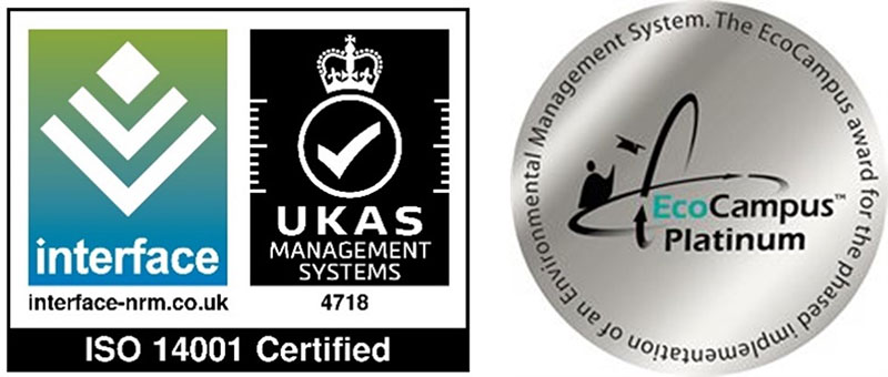 ISO14001:2015 Accrediation badges